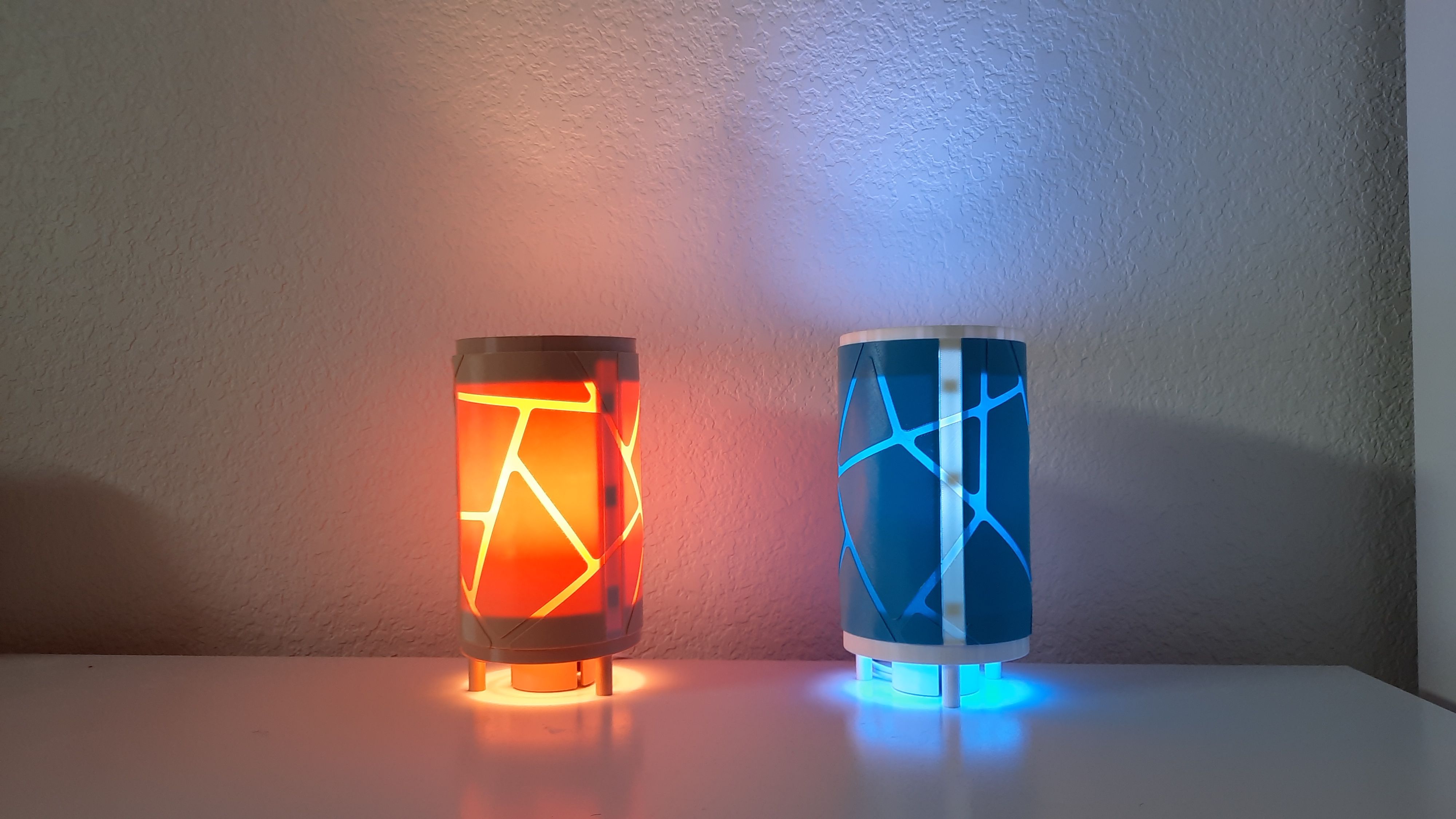 The "Voronoi" Standing lamp" digital
