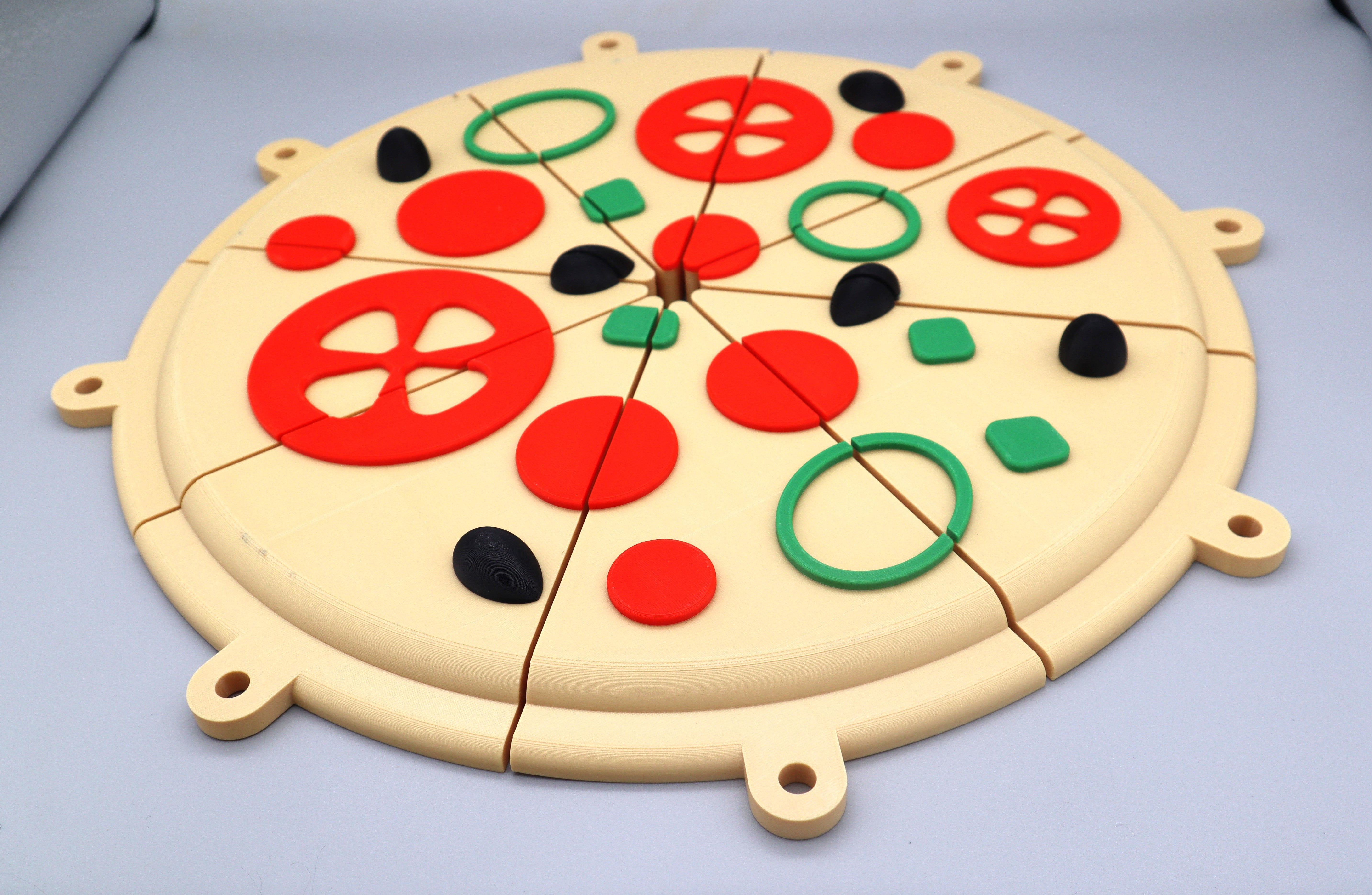 Pizza slices digital