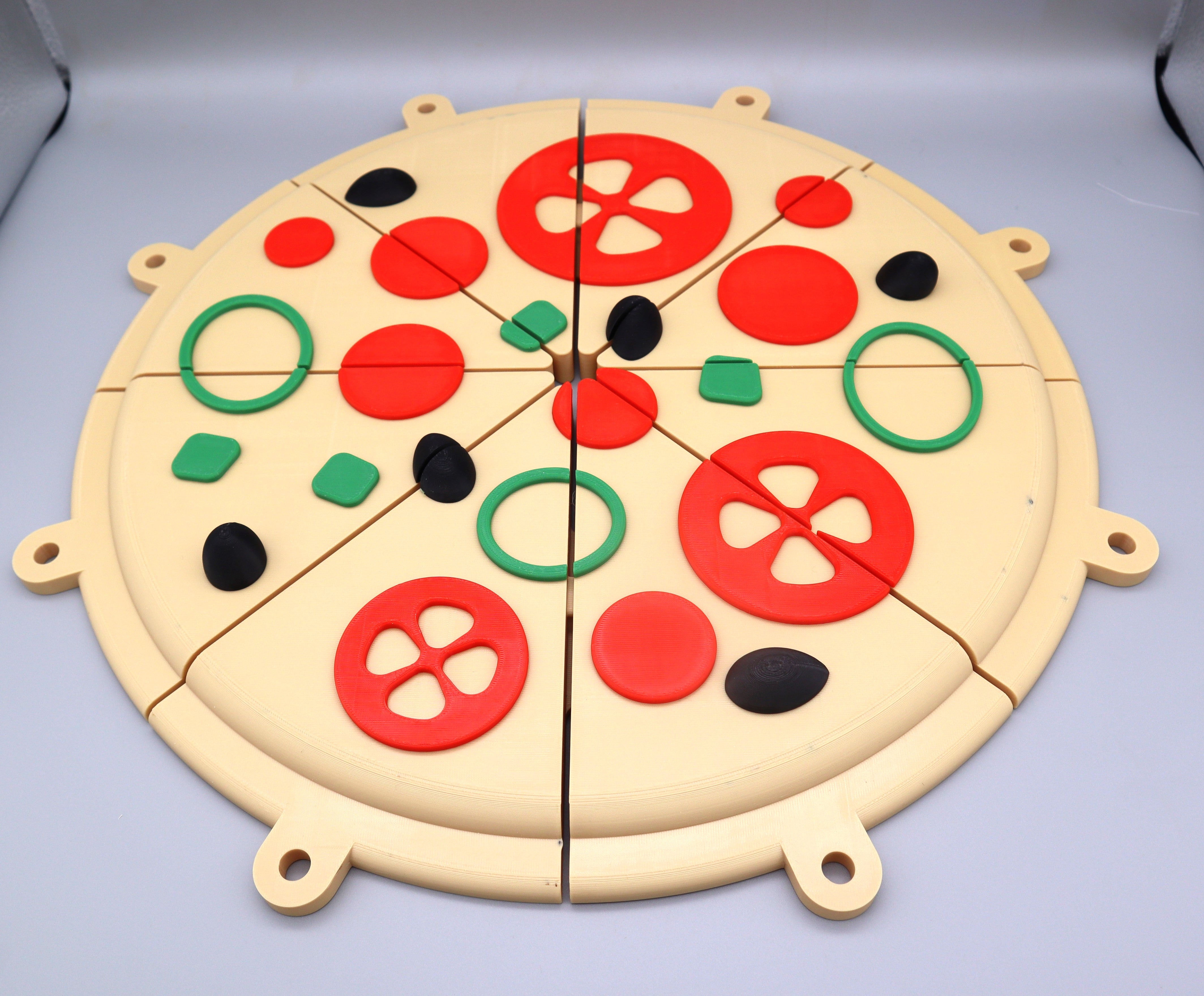 Pizza slices digital