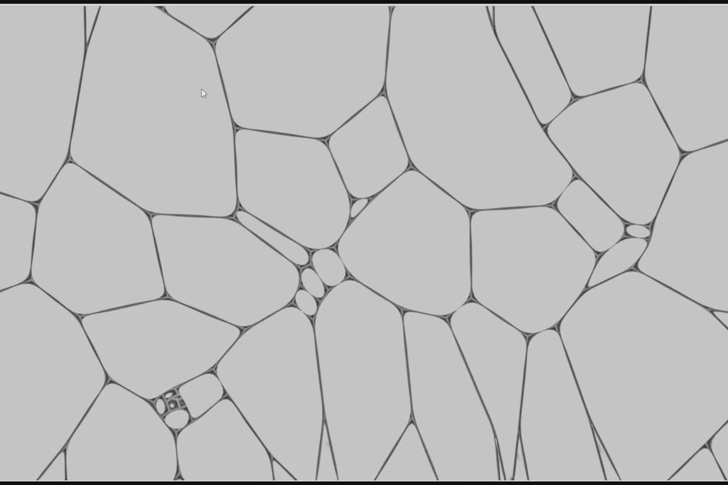 Voronoi handbag digital