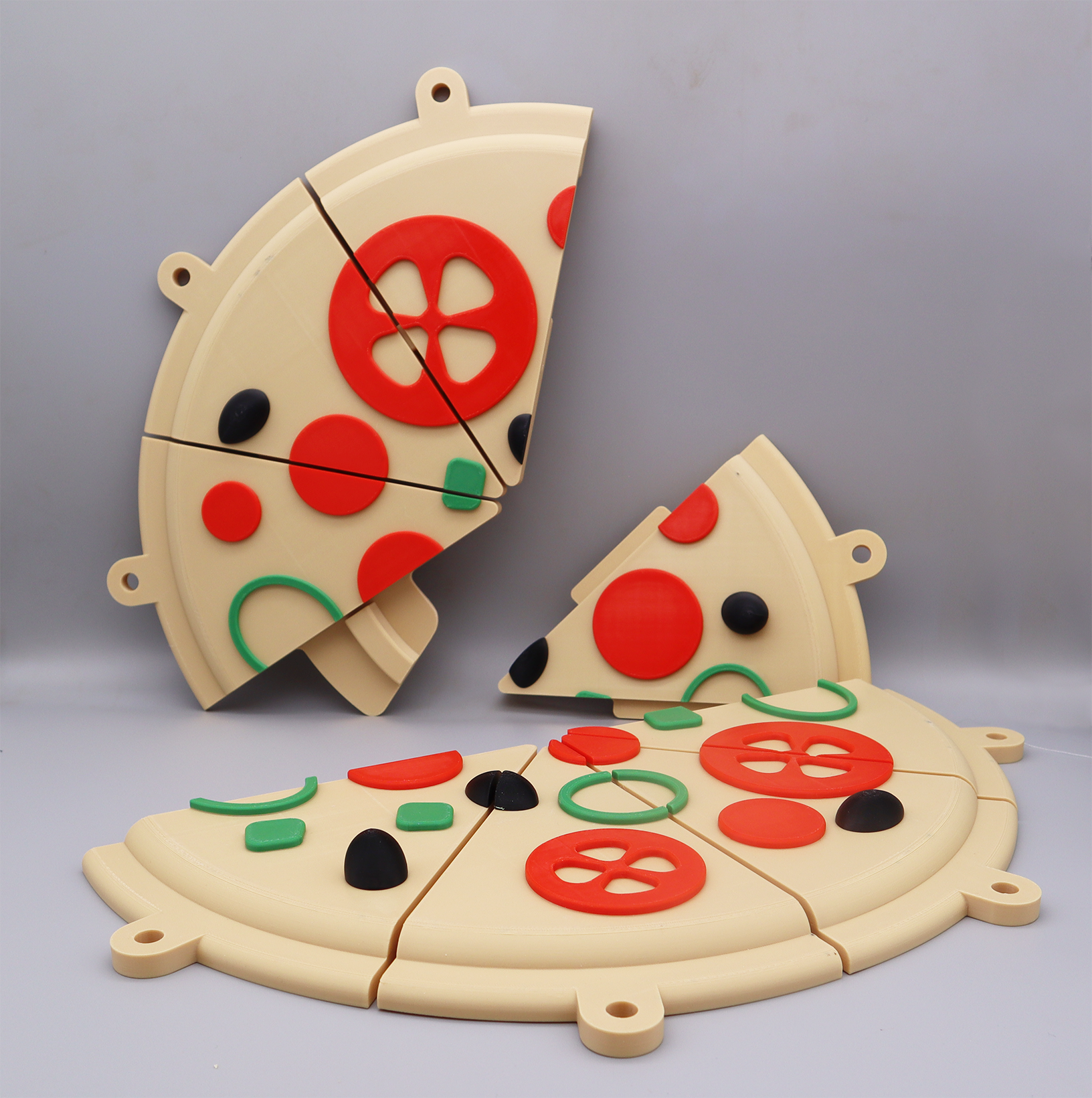 Pizza slices digital