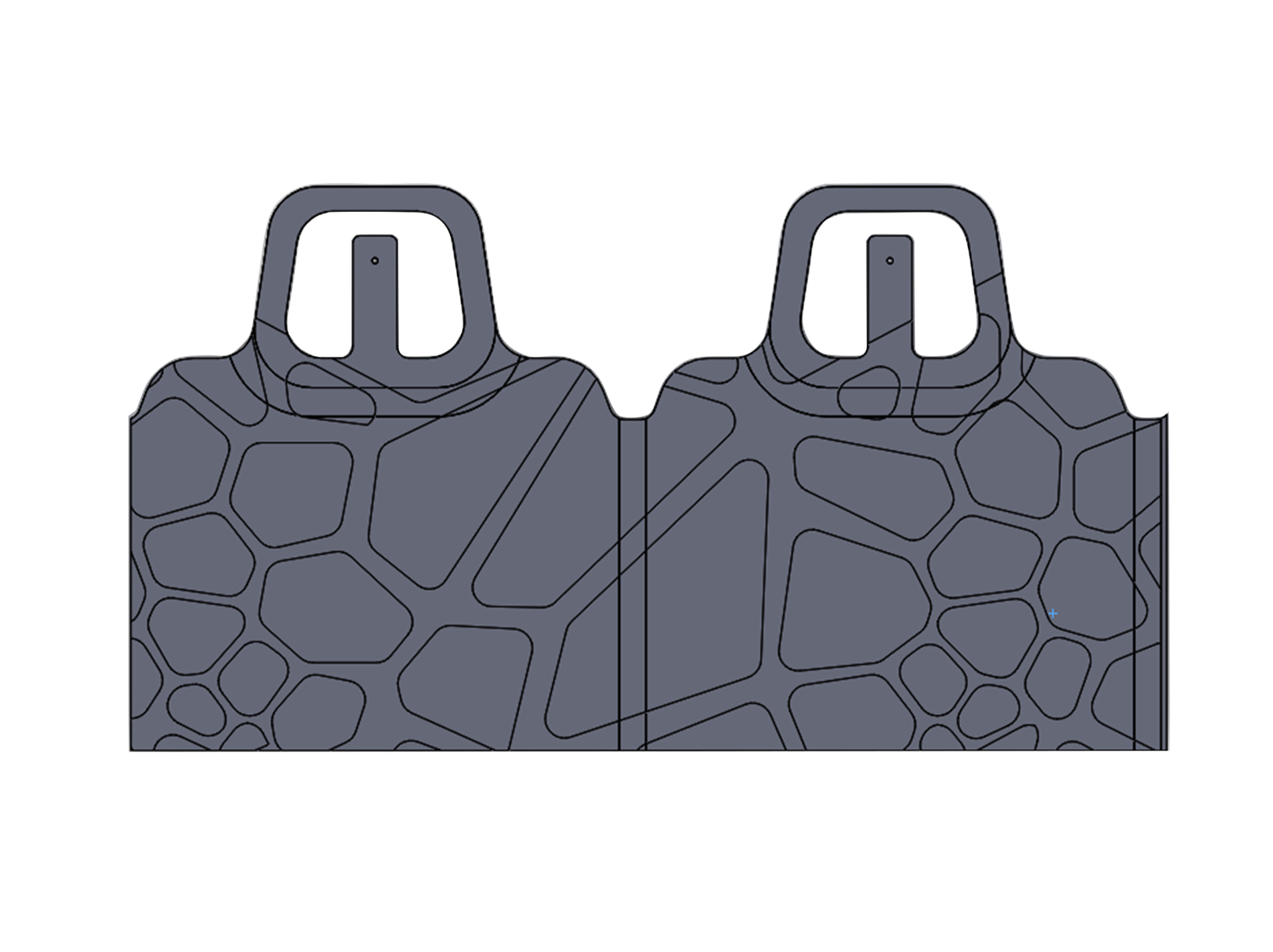 Voronoi handbag digital